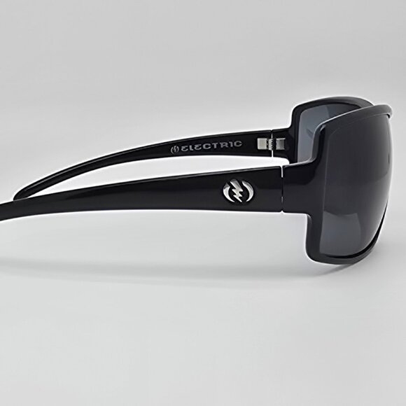 *SOLD* Electric Vol Gloss Black Frame Grey Lens Sunglasses 62-16-121 - Picture 5 of 12